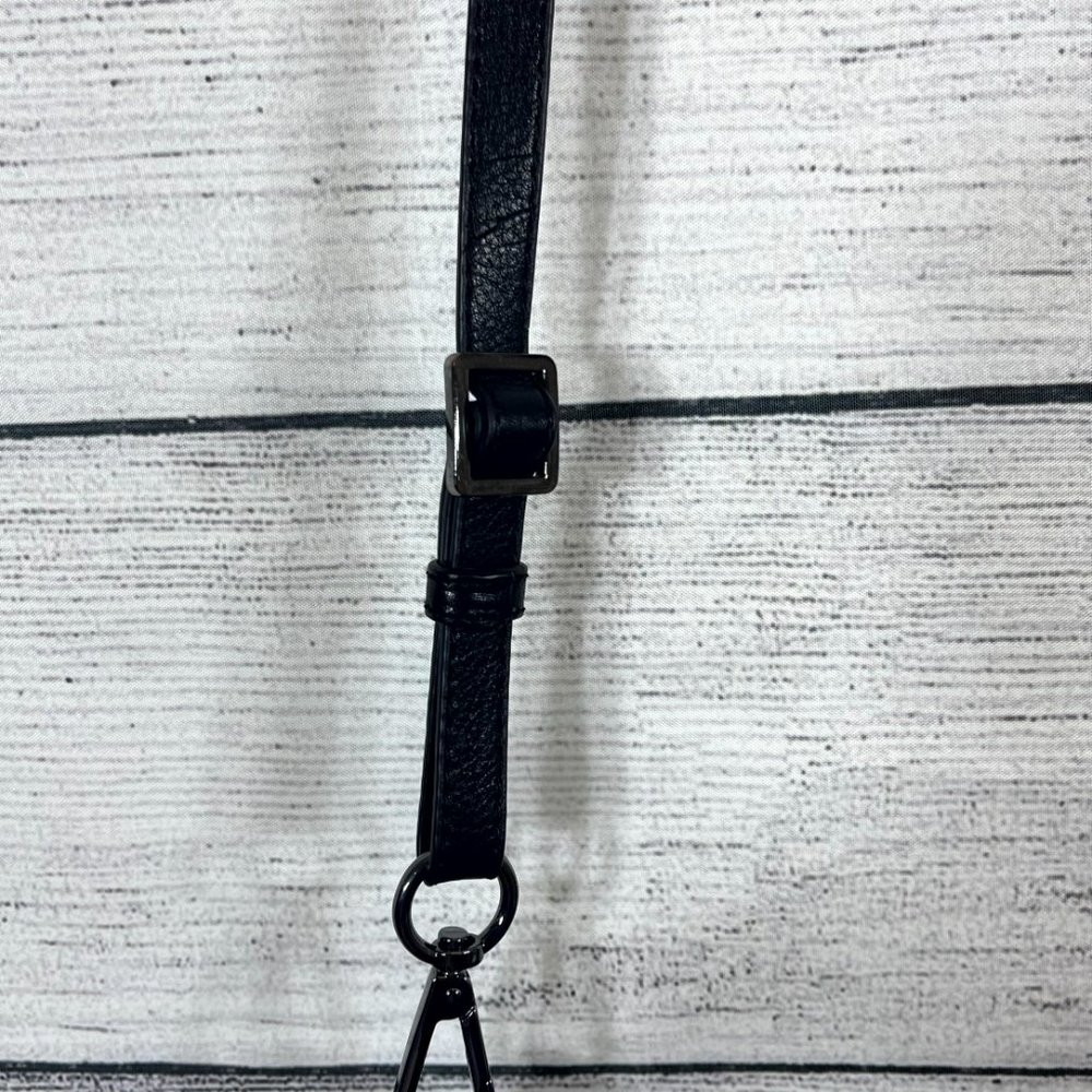 Margot New York Robbie Leather Foldover Crossbody Leather Bag - Picture 5 of 16